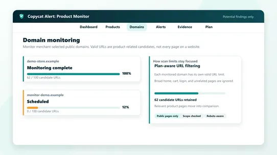 Copycat Alert: Product Monitor screenshot