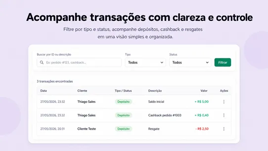 Wallet Crédito &amp; Cashback screenshot