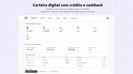 Wallet Crédito &amp; Cashback screenshot