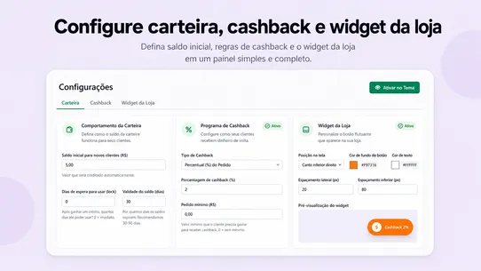 Wallet Crédito &amp; Cashback screenshot