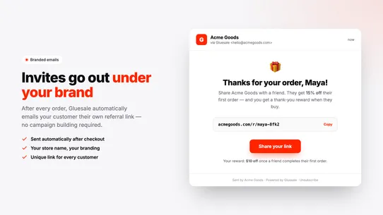 Gluesale: Reward Marketing screenshot