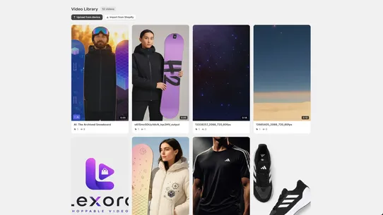 Lexora Shoppable Videos screenshot
