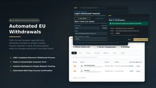 EU Withdrawal Compliance screenshot