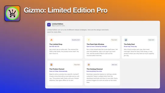 Gizmo: Limited Edition Drops screenshot