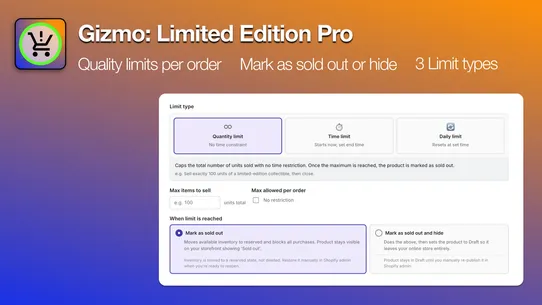 Gizmo: Limited Edition Drops screenshot