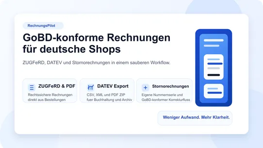 RechnungsPilot screenshot