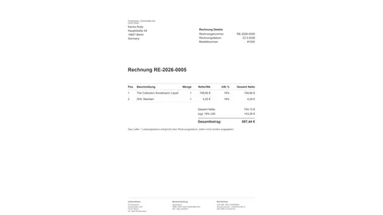 RechnungsPilot screenshot