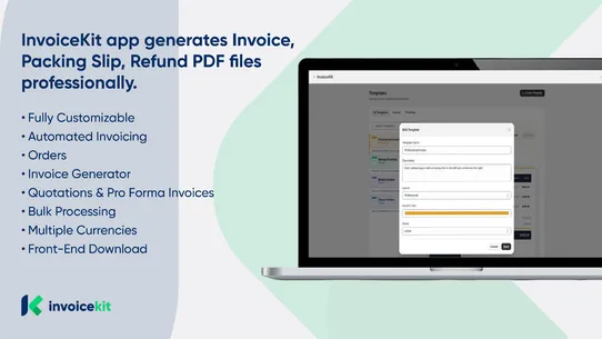 InvoiceKit ‑ Invoice Generator screenshot