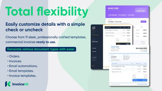 InvoiceKit ‑ Invoice Generator screenshot