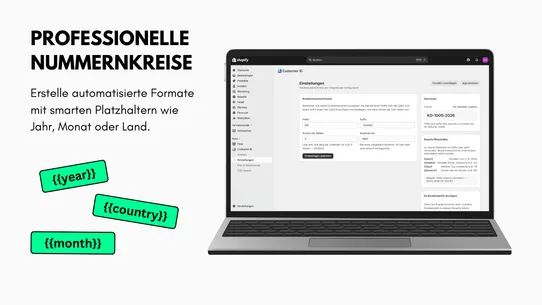 Customer ID Pro: Kundennummer screenshot