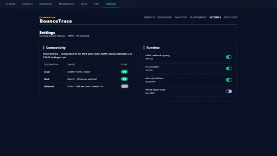 BounceTrace screenshot
