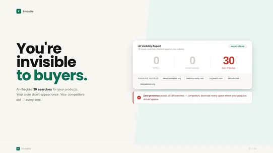 Findable: Store Content screenshot