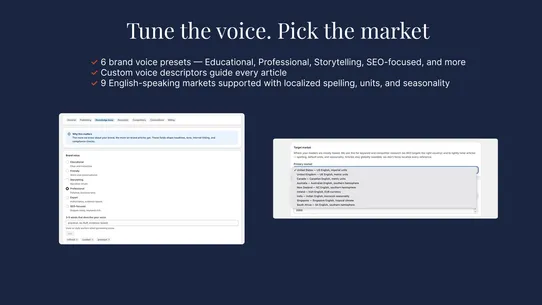 Quill AI Blog Builder screenshot