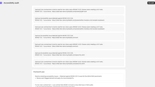 AccessGuard: ADA &amp; WCAG screenshot
