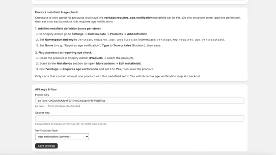 Veritage screenshot
