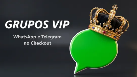 Grupos VIP: WhatsApp Checkout screenshot