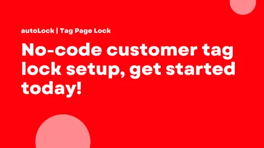 autoLock | Tag Page Lock screenshot