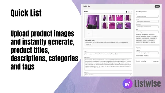 Listwise screenshot