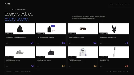 OptAEO screenshot