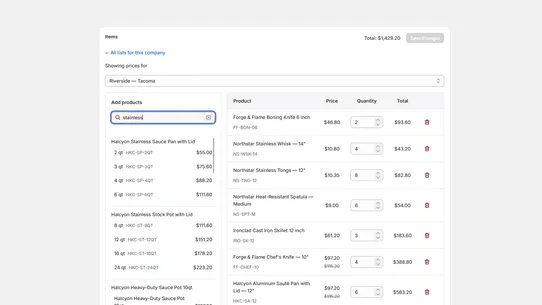 Professional List Manager screenshot