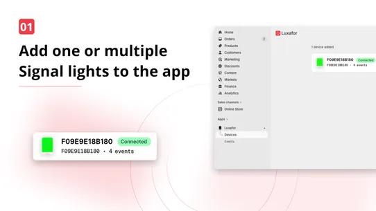 Luxafor: Order alerts screenshot