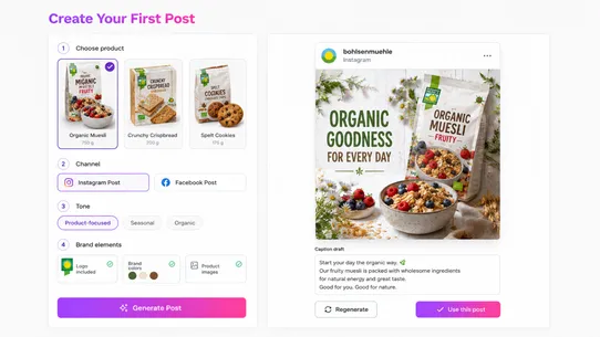 Social Media Posts by Admark screenshot