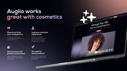 Auglio Cosmetics Try‑On screenshot