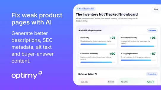 Optimy screenshot