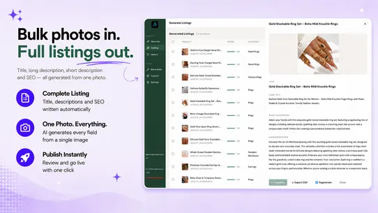 Selluminate ‑ Photo to Listing screenshot