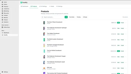 Feedfly screenshot