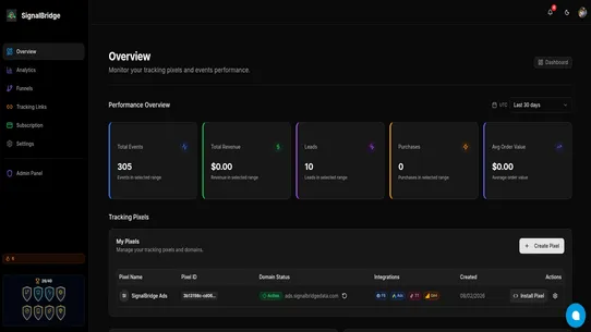 SignalBridge screenshot