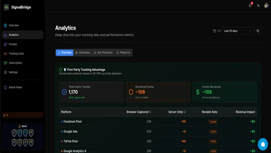 SignalBridge screenshot