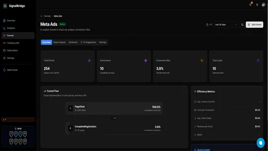 SignalBridge screenshot