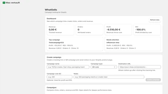 WhatSells screenshot