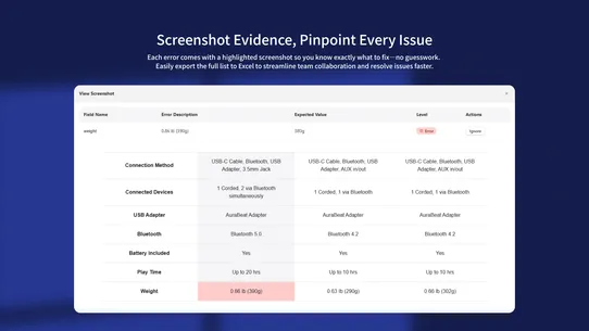 ListingLens ‑ AI Error Check screenshot