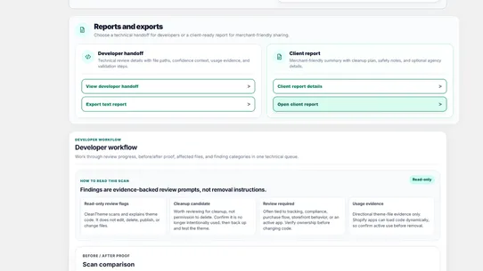 CleanTheme screenshot