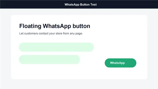 Whatsapp Button l Amisos3D screenshot