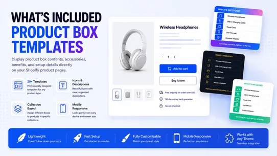 What’s Included: Box Contents screenshot