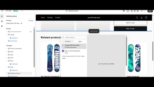 AI FAQ Generator screenshot