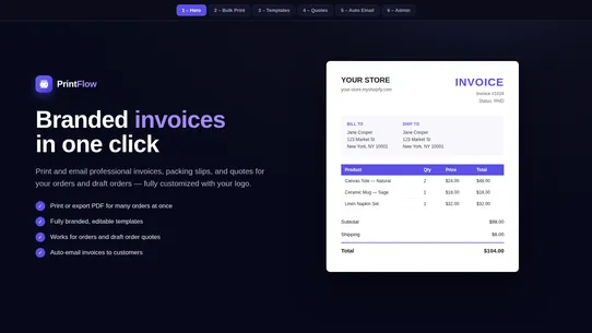 PrintFlow screenshot