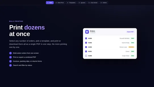 PrintFlow screenshot