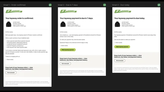 EZ Layaway screenshot