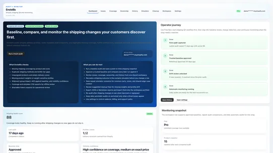 Enstellis screenshot