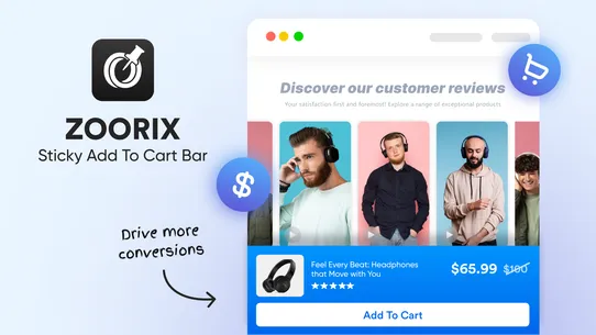 Zoorix Sticky Add To Cart Bar screenshot