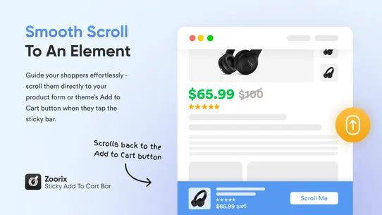 Zoorix Sticky Add To Cart Bar screenshot