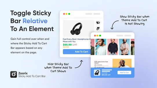 Zoorix Sticky Add To Cart Bar screenshot