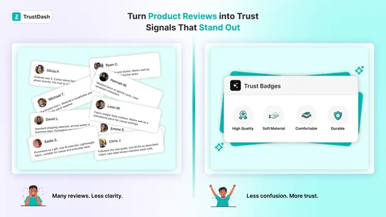 TrustDash: AI Badges &amp; Summary screenshot