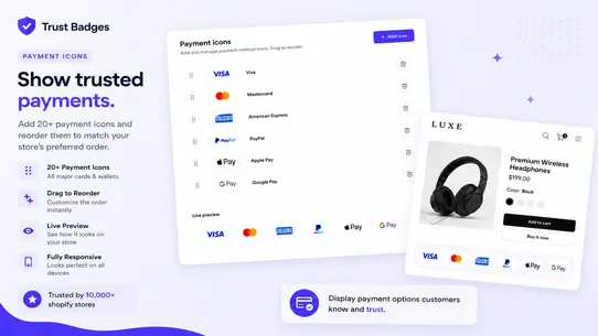 Trustify: Trust Badges &amp; Icons screenshot