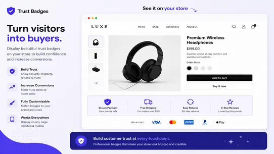 Trustify: Trust Badges &amp; Icons screenshot