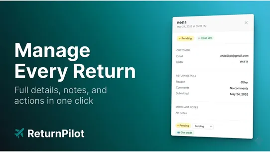 ReturnPilot screenshot